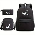 thumbnail image 3 of Multi-Compartment Backpack Set: Outdoor Sports Travel Clutch Bag, Crossbody Chest Bag & Large-Capacity Backpack!, 3 of 5