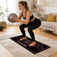 thumbnail image 4 of Squat Mat with Position Guide 35x80cm Diatomaceous Earth Rubber Non Slip Portable for Home Yoga Abs Squats Lunges Core Training, 4 of 4