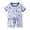 Blue, variant on Cathalem Baby Toddler Girls Boys Unisex lightweight cool summer Viscose Snug Pjs Pajama Sleepwear Orange 12-18 Months