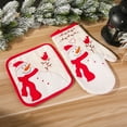 thumbnail image 3 of Ensemble de 2 Gants de Four de Noël Résistants à la Chaleur pour Pot de Cuisson, 3 of 10