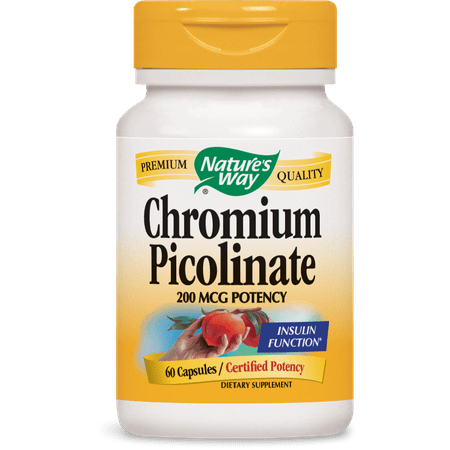 Nature's Way Chromium Picolinate 60 Capsules