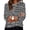 Grey, variant on Graphic Tees for Women T-Shirts – Long Sleeve Shirt For Women Fall Striped Color Block T Shirts Casual Round Neck Regular Fitted Tees Tops Red M