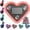 b, variant on 2026 Solar-Powered Finger Heart Car Window Light - Solar Powered Wireless LED Heart Shape C-Pillar Neon Light