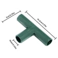 thumbnail image 2 of Connectors For Greenhouse 3 Way 4 Way And 5 Way Joints With Sturdy Support Poles & Gardening Accessory Kit 5-Pack Set, 2 of 3
