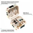 thumbnail image 2 of Valentine's Day Travel Portable Square Jewelry Box for Rings Earrings Necklaces Bracelets Girls Women Display Case Holder Organizer Stand Storage Box, 2 of 6