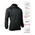 thumbnail image 6 of SAYFUT Water Proof Rain Jacket for Men Casual Hoodies Windbreaker Hooded Coats Loose Jackets Spring Autumn Sporting, 6 of 8