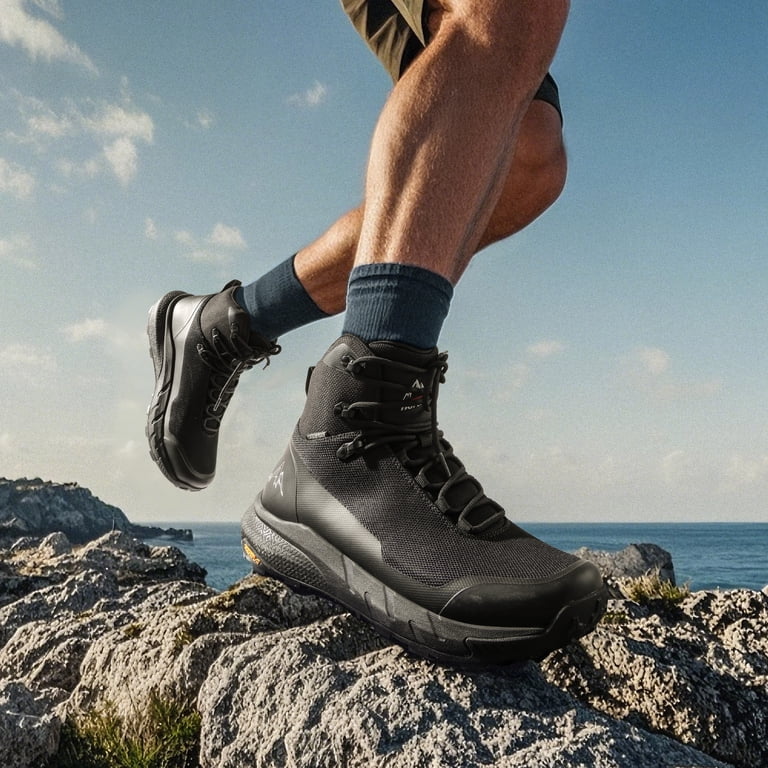 Men\'s Mid Waterproof Hiking Boots Lightweight Breathable Trekking Nortiv 8 Men main image 4