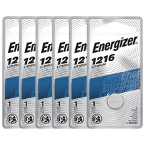Energizer CR1216 3V Lithium Coin Cell (6 Batteries)