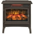 thumbnail image 3 of Duraflame 3D 24" W x 23.4" H x 12.9" D Infrared Electric Fireplace Stove - Bronze, DFI-5010-02, 3 of 8