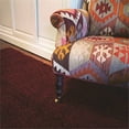 thumbnail image 2 of Linon New Flokati Hand Woven Wool 60" x 96" Rug in Burgundy Red, 2 of 6