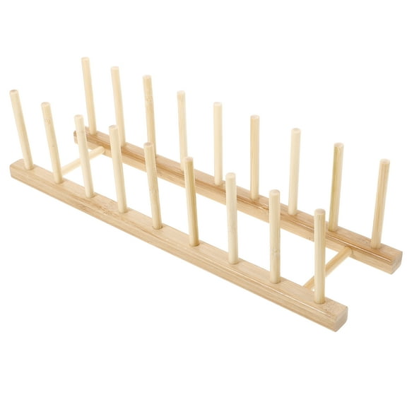 RUNROTOO Spools Thread Rack Sewing Thread Spool Holder Wood for Sewing and Craft Work 1Pack