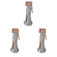 thumbnail image 1 of Vestido de noche Sonducket Traje de fiesta Ropa festiva Bola larga Hombro Plata S M L XL XXL 3XL, 1 of 6