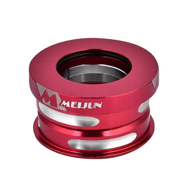 Jeu de direction MEIJUN 44 mm pour vélo, roulements scellés internes galvanisés (rouge)