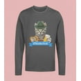 thumbnail image 5 of Old Glory Mens Oktoberfest Funny Cat Long Sleeve Graphic T Shirt, 5 of 6