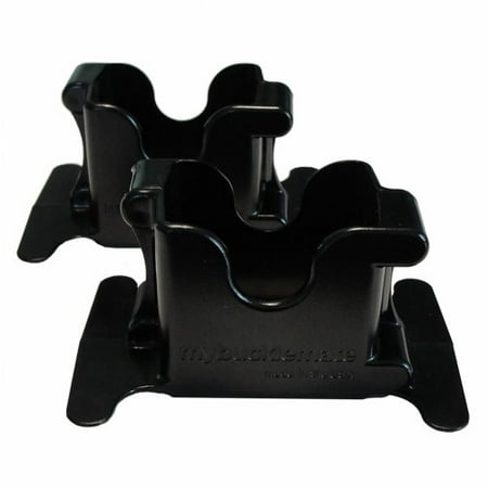 MyBuckleMate Car Seat Belt Buckle Holder - Black, Pack of
