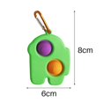 thumbnail image 3 of De Juguetes Sensoriales De Burbujas, Llaveros Para Apretar, Juguetes De Mano De Descompresión Para Niños Y Adultos 4 Uds. Eigraketly FN007642-00, 3 of 6