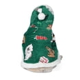 thumbnail image 7 of Skksst Pet Christmas Costume Clothes Cat Dog Winter Poncho Cape Fleece Hoodie Coat, 7 of 7