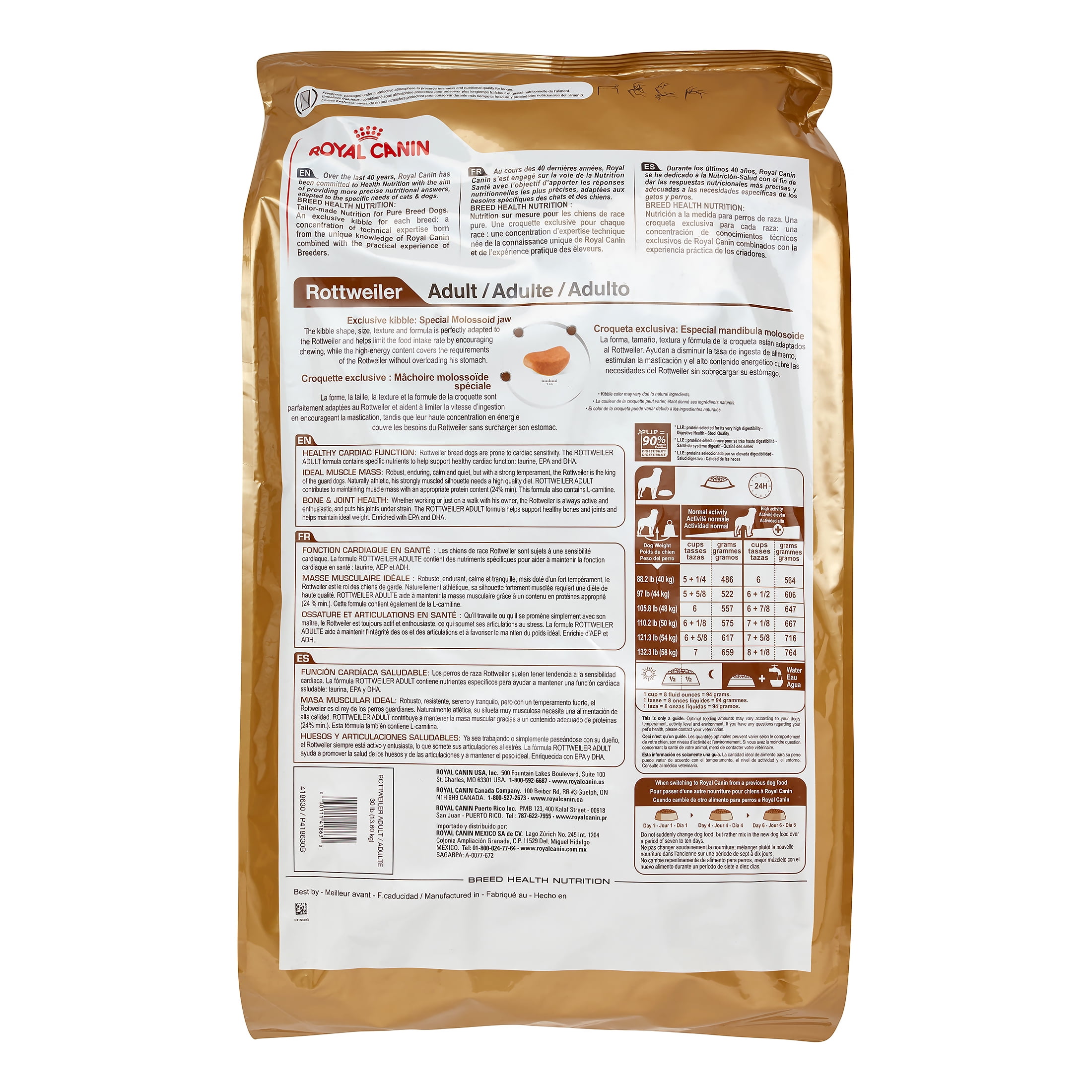 royal canin rottweiler dog food