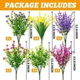 thumbnail image 3 of 20 Bundles&nbsp;Artificial Fake Flowers,&nbsp;UV&nbsp;Resistant&nbsp;Faux&nbsp;Flowers Arrangement, Fake&nbsp;Plants Greenery Shrubs&nbsp;for&nbsp;Indoor&nbsp;Outdoors, Window Box Farmhouse (5 Colors), 3 of 5