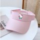 thumbnail image 1 of Sanrios Kawaii Anime Hello Kitty Cinnamoroll My Melody Kuromi sombrero de verano para niñas, gorra linda de dibujos animados, visera superior vacía, gorra de béisbol Fivean unisex, 1 of 2