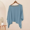 thumbnail image 4 of Women's Lightweight 3/4 Sleeve Cardigan with Loose Front Opening, 4 of 4