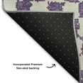 thumbnail image 5 of Addison Rugs Mayfield Premium Machine Washable Transitional Geometric Purple Rectangle Rug, 9' x 12', 5 of 7