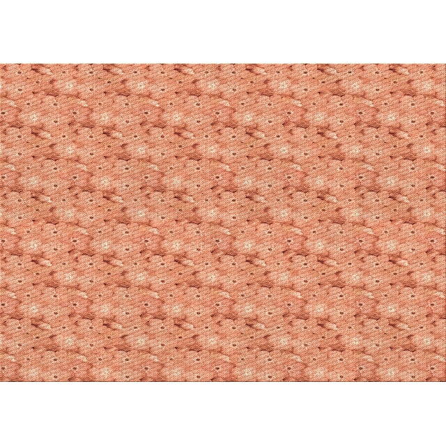 Ahgly Company Machine Washable Indoor Rectangle Transitional Brown Sand Brown Area Rugs, 7' x 9'