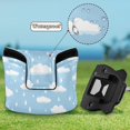 thumbnail image 6 of Haosy White Raindrops and Clouds Golf Mallet Putter Cover Strong Magnetic Leather Golf Club Headcover Closure, 6 of 7