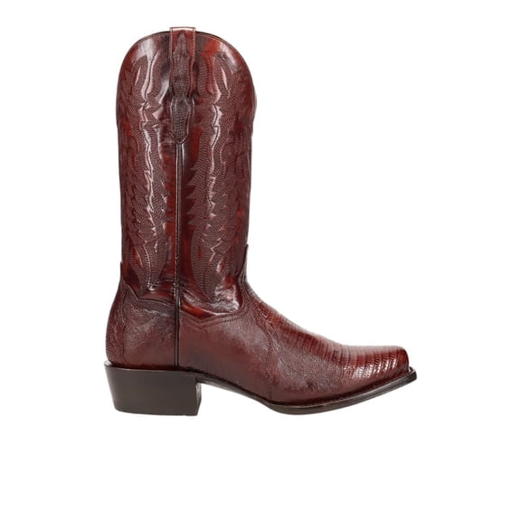Dan Post Boots Mens Ringold Lizard Embroidered Pull On Square Toe Cowboy M