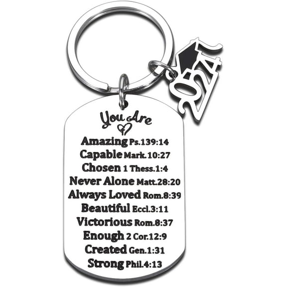 Purchase Products 2024 College Graduation Gifts, 2024 Christmas Eve Gifts, Women's College Graduation Gifts, Teen Girl Graduation Gifts, 2024 Christian Graduation Gifts, Bible Graduation Keychains