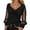 Black, variant on Glitter Sequin Tops for Women Long Mesh Sleeve Patchwork Loose V Neck Sparkly Shirts Night out Top Rave Outfits