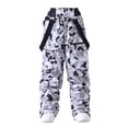 thumbnail image 3 of oqasdz Cargo Pants for Men for Skiing Snowboarding Winter Outdoor Activities Windproof Insulated Cold Weather Gear Warm Ski Pants, 3 of 5