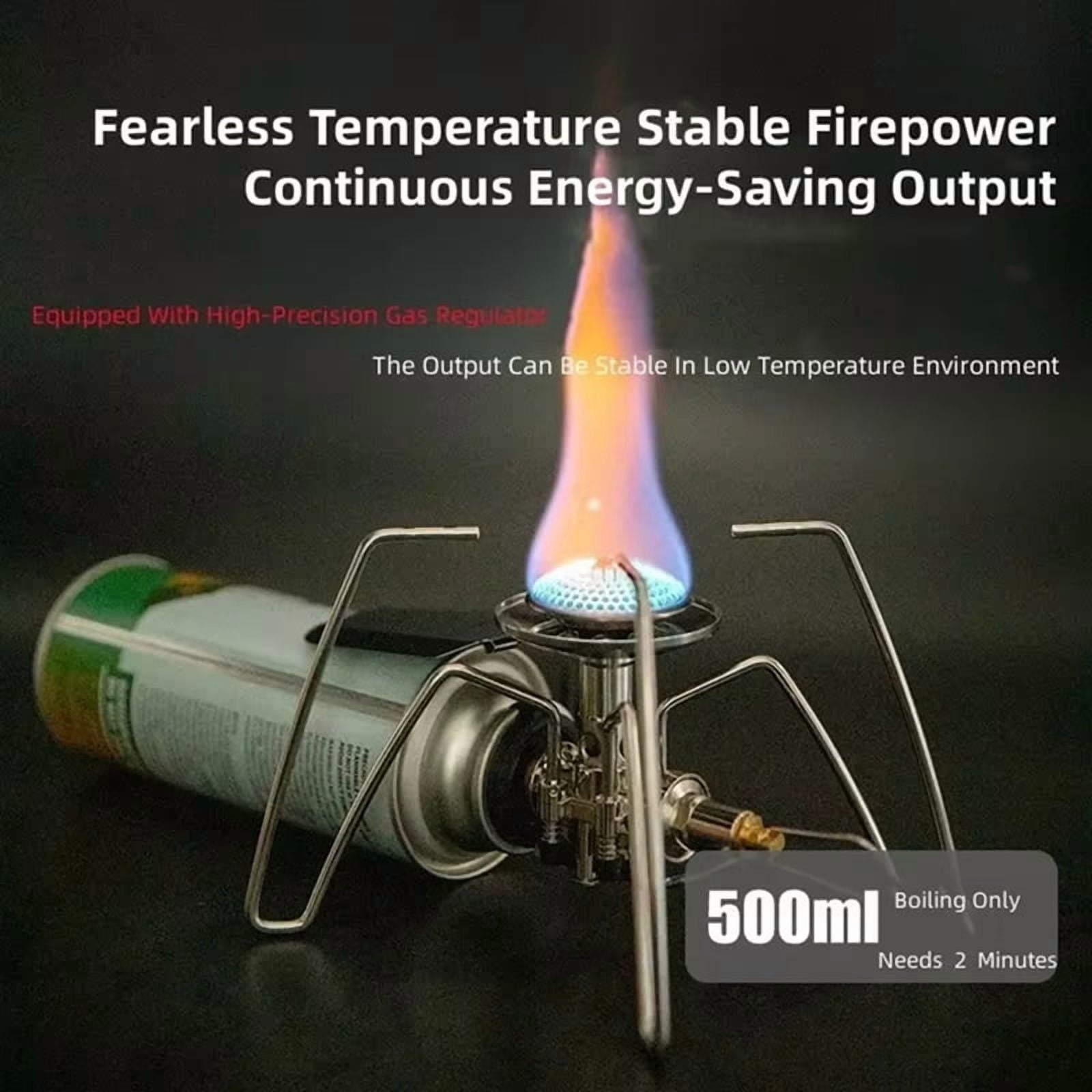 Outdoor Ultralight Camping Gas Stove Spider Split Gas Burner Cooking Stove Single Burner One-Piece Cassette Stove