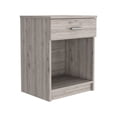 thumbnail image 3 of 21-inch tall nightstand, single drawer design | Perfect for a cozy bedroom corner | Provides a practical storage solution, 3 of 5