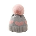 thumbnail image 4 of Sentuca Baby Hats for Newborn Girls Soft Comfortable Winter Hats Warm Knit Beanies, 4 of 4