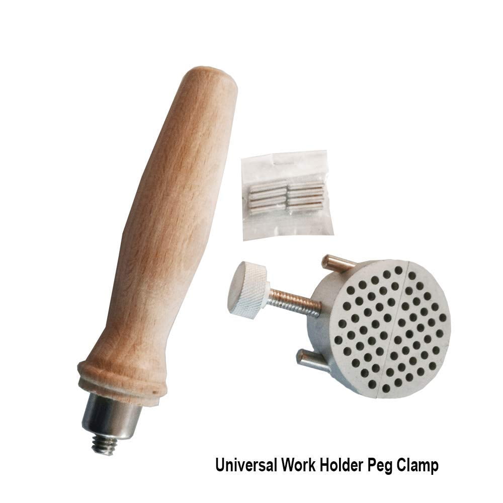Universal Work Holder Peg Clamp Jewelers Hand Held Vise Jewelry