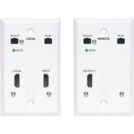 UPC: 0037332261021 | Tripp Lite HDMI over Cat6 Extender Kit Wallplate 4K 60Hz 4:4:4 IR PoC HDR HDCP 2.2 230 ft. TAA