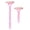 Pink, variant on ABS Plastic Body Massage Rollers Tool With Replaceable Head For Cold Compress And Hot Therapy Applications