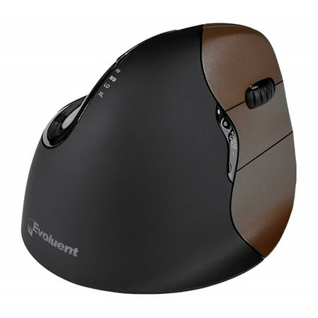 Evoluent VM4SW VerticalMouse 4 Right Hand Wireless Ergonomic Mouse - (Best Mouse For Small Hands Palm Grip)