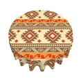 thumbnail image 3 of ZICANCN Round Table Cloths 60 Inch, Vintage Southwestern Native Aztec Style Table Cover Waterproof Washable Outdoor Picnic Tablecloth, 3 of 8