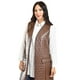 thumbnail image 4 of Chaleco largo de vinipiel Roman Fashion /Juvenil, 100 (Café) cafe G, 4 of 5
