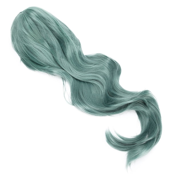 Pelucas Pelucas Onduladas Y Rizadas Largas Pelucas De Pelo Sintético Para Mujeres Con Flequillo Para Fiesta Cosplay 70 Cm