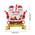 thumbnail image 3 of Decoración Navideña de Madera Xihbxyly Papá Noel Ciervo Navideño Colgante, 3 of 3