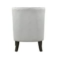 thumbnail image 6 of Lifestyle Solutions Mason Transitional Accent Chair, Light Grey Fabric, 6 of 7