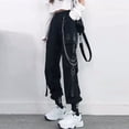 thumbnail image 6 of SIYUDAN Women'S Pants Women Pants Casual BlackAdult Pants Comfy Pants Womens Elastic Waist Pants With Pockets Womens Summer Pants, 6 of 7