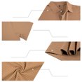 thumbnail image 4 of Fanshiluo Men's Checkered Print Short Sleeve Polo Shirt, Casual Collared Golf T-Shirt,Size:M,Big and Tall Men, 4 of 7