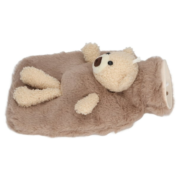 Bolsa de Agua Caliente, Linda Funda de Animal de Peluche Con Diseño de Oso de Peluche, Bolsa de Agua Tibia de Dibujos Animados de 1000 ml, Para Aliviar la artritis y los