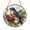 Acrylic 3.5 Inch, variant on Blue Bird Branch Stained Glass Style Suncatcher Window Hanging Decor, Berry Window Panel Art, Decorative Window Gift