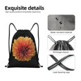 thumbnail image 4 of Gaeub Orange Dalia Drawstring Backpack Bag Sport Gym Sackpack Heavy Duty String Backpack for Men Women-Small, 4 of 6