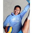 thumbnail image 3 of Volleyball Gift Hoodies for Teen Girls Women Heart Love Sweatshirts Women Hoodie Medium California Blue, 3 of 5